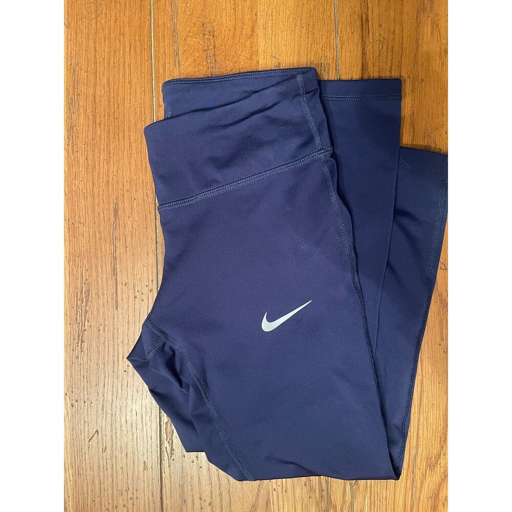 Womens Nike Size XS Dri Fit Blue Leggings ( Pre Owned)